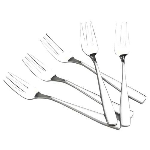 Hommp 16 Pieces Stainless Steel 3-tine Dessert Fork, Cake Fruit Fork Set