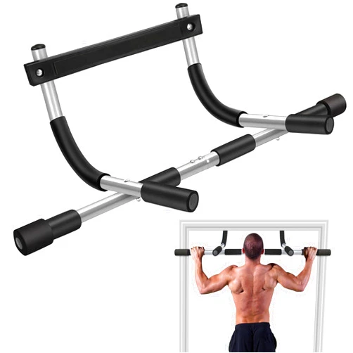 TOPOKO Upgrade Pull Up Bar for Doorway - Max Capacity 440 lbs, Portable Upper Body Workout Bar for Strength Training