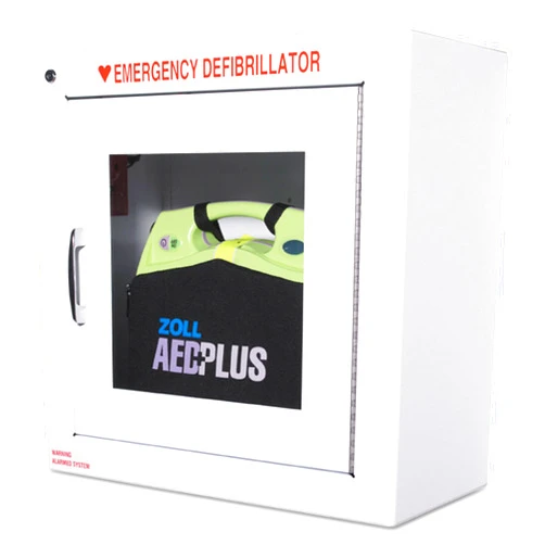 ZOLL 80000855 AED Wall Cabinet, 17w x 9 1/2d x 17h, White