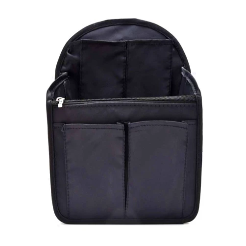 HOYOFO Mini Backpack Organizer Insert, Black, 7.7