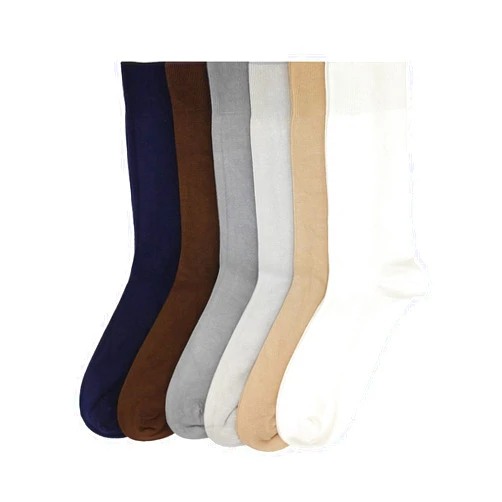 Adabella Mens Premium Rayon Bamboo Crew Socks 6 Pairs Gift Box Thin Comfortable Seamless Moisture Wicking Soft Size 8-12