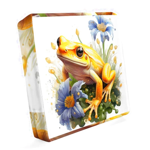 Joint Gou Outdoor Cushion Covers for Patio, Funny Frog Waterproof Couch Cushion Covers, Animal Chair Cushion Slipcovers Furniture Protector Seat Cushion Cover