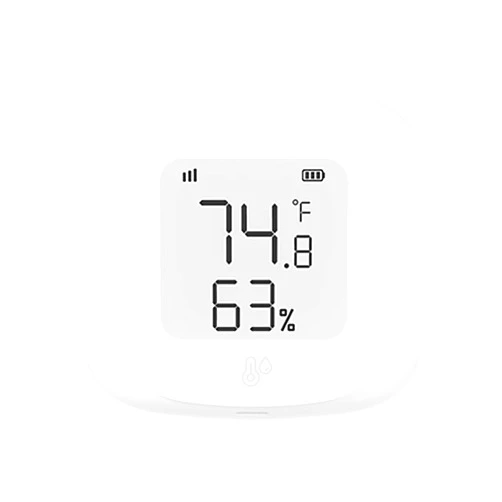 Cousopo Humidity Monitor Hygrothermograph Zigbee Humidity Monitor Smart and Humidity Sensor with LCD Screen Indoor Thermometer Hygrometer Compatible with Alexa Google Home
