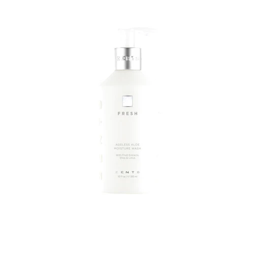Zents Hand and Body Wash (Fresh Fragrance) Moisturizing Anti-Aging Cleanser with Organic Shea Butter & Aloe for Dry Skin, 10 fl oz