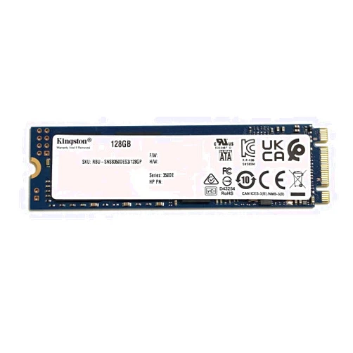 Kingston SSD 128GB M.2 2280 SATA 6 Gb/s 350DE Series L50361-001 RBU SNS8350DES3 128GP Solid State Drive for Dell HP Lenovo Laptop Desktop Workstation