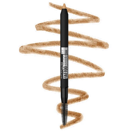 Maybelline TattooStudio Waterproof Eyebrow Pencil, Sharpenable, Longwear, Long Lasting Eyebrow Pencil, Defined Brows, Pigment Brow Pencil, Light Blonde, 1 Count