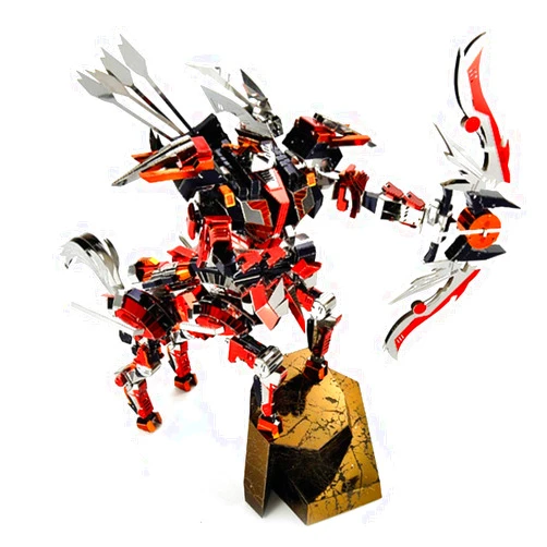 Microworld Centaurus Warrior Half Horse 3D Metal Puzzle DIY Assemble Model Building Kits Laser Cut Jigsaw Toy D007