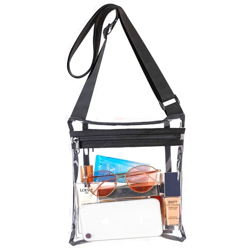 Vorspack Clear Bag Stadium Approved - TPU Clear Purse Clear Crossbody Bag for Women Clear Bags for Concert