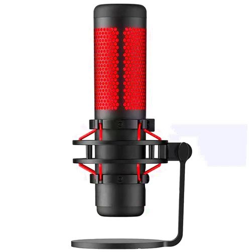 PUFAN USB Streaming Microphone, 20kHz USB Condenser Microphone, Built-in pop Filter, Switchable 4 quadrupole Modes with Anti-Vibration Buffer Bearing, for Tiktok, YouTube, Live Streaming