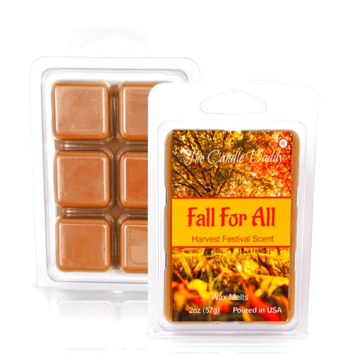 The Candle Daddy Fall for All - Harvest Festival Scented Wax Melt - 1 Pack - 2 Ounces - 6 Cubes