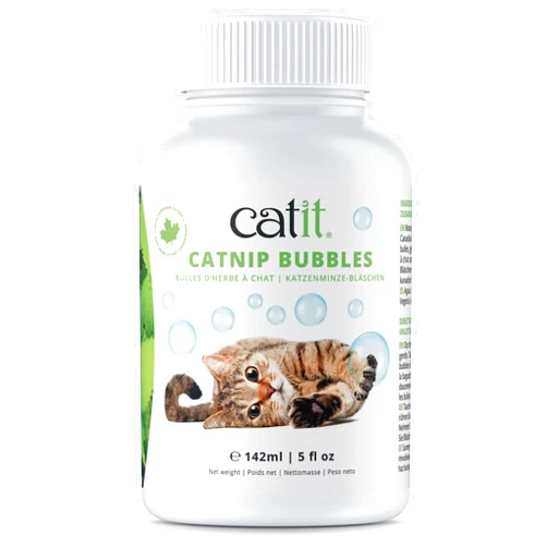 Catit Catnip Bubbles for Stimulating Indoor and Outdoor Cats