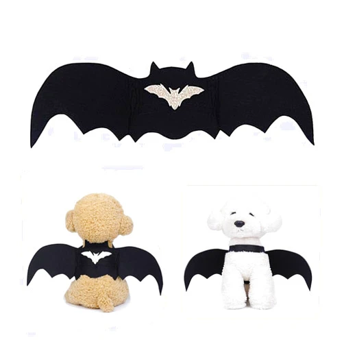 Ralleyfun Dog Bat Wings Halloween Costume for Cat Dog Pet Halloween Bat Wing Dog Bat Costume Halloween Decoration Pet Apparel Cosplay (Large)