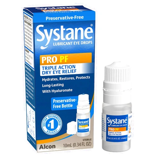 Systane Pro PF Dry Eye Relief Preservative Free Lubricant Eye Drops 10 mL