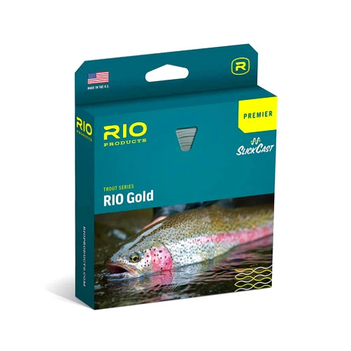 RIO PRODUCTS Rio Premier Gold Fly Line, Easy to Cast Flies from Size 2 to 22, Ultimate All-Around Fly Line with Ultra-Slick Performance