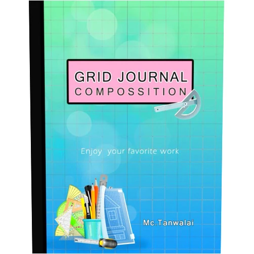 Mc.Tanwalai Siricharte Graph Paper Composition Notebook: 8.5