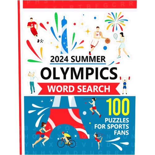 Kite Tail Press 2024 Summer Olympics Word Search Activity Book for Kids: 100 Word Search Puzzles for Sports Fans All About the Paris 2024 Summer Olympic Games
