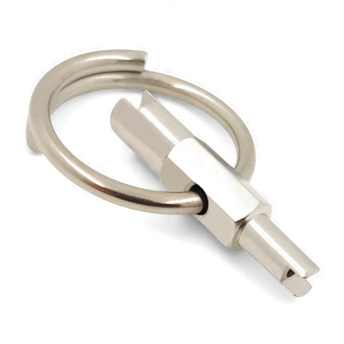 K20 Tools Pocket Valve Core Removal Tool Keychain - Made of Stainless Steel - Silver, Standard (Keychain)