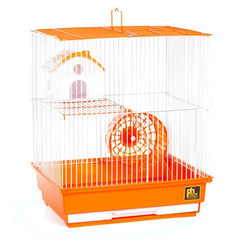 Prevue Pet Products Orange Two-Story Hamster & Gerbil Cage SP2010O