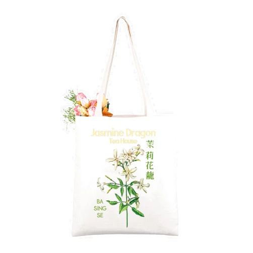CMNIM Air B-nder Comics Merch Ba Sing Se Tote Bag Uncle Iroh Tea Stuff Cartoon TV Movie Inspired Gift for Anime Fan Shoulder