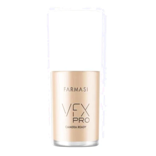 FARMASi VFX Pro Camera-Ready Liquid Foundation, Full Coverage Matte Finish, Lightweight Long-Wear, Oil-Free with Pore-Refining Sea-Water Formula, Non-Oxidizing Finish, 1 Fl Oz, 07 Sand