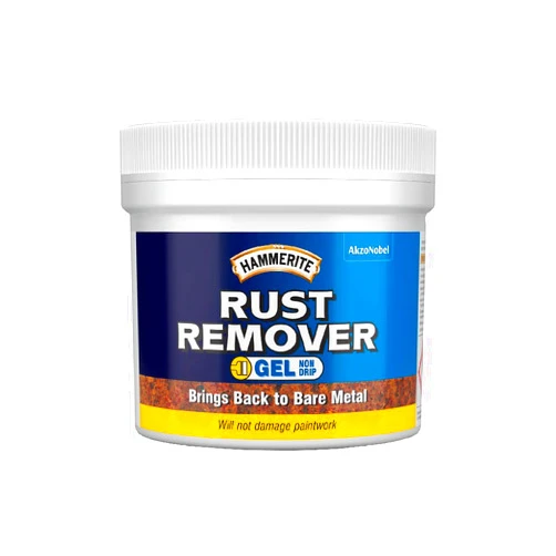 Hammerite Rust Remover Gel. Non Drip Rust Remover for Metal, Rust Converter - Non Damaging to Metal Paint, Suitable for Interior and Exterior - 750ml