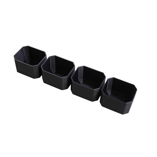 Splash n color SplashNColor Milwaukee Packout Low-Profile Tool Box Organizer Middle Bin Set of 4 -Workshop Storage Organizer-Heavy Duty Modular Storage System-Tool Box Packout Accessories for Versatile Organization