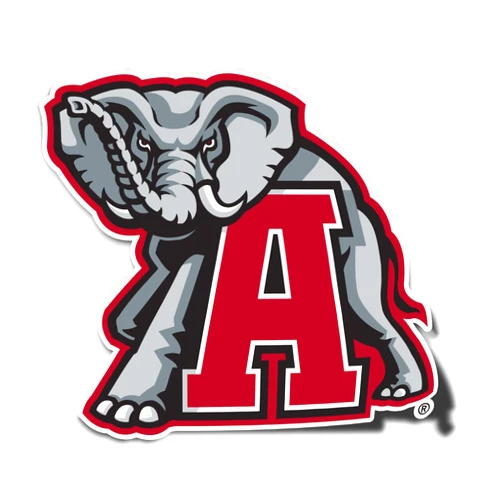 Desert Cactus University of Alabama Sticker Roll Tide Bama Crimson Vinyl Decal Laptop Water Bottle Car Scrapbook (IND 13)