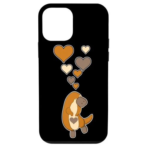 Cute Platypus Hearts Apparel iPhone 12 mini Cute Platypus With Hearts - Platypus Lover Case