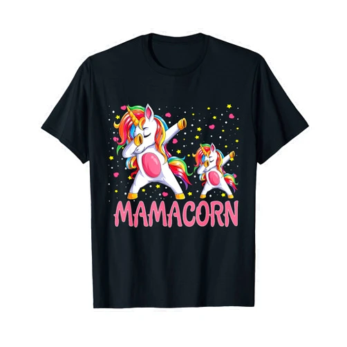 Mama unicorn funny mother's day gifts idea for mom mamacorn Unicorn mom Baby Funny Mother's Day for Women T-Shirt