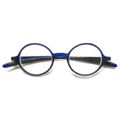 VEVESMUNDO Reading Glasses Round Men Women Flexible Bendable Eyeglasses Readers