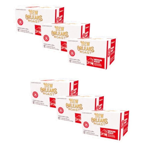 New Orleans Roast Medium Roast Single Serve Cups - Pack of 6 - Rich & Smooth Coffee