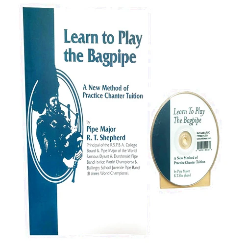 STARAUDIO Bagpipes Easy to Follow Manual Book And CD For Learn To Play The Bagpipe Music Book and CD, Bagpiper Music CD Book, Bagpipes CD