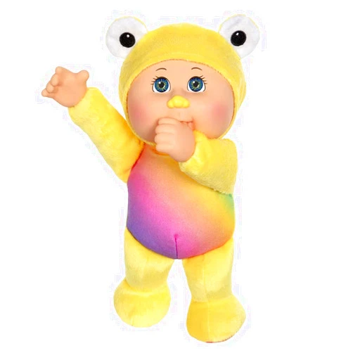Cabbage Patch Kids Cuties Collection, Rainbow Garden Party Collection Baby Dolls (Crew Frog #168)