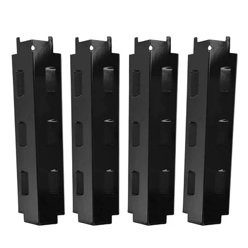 Criditpid Grill Replacement Parts for Charbroil 463436215, 463440109, 463230515, Porcelain Steel Heat Plate Shields, Burner Cover Parts for Master Forge GD4215S. (4 Pack)