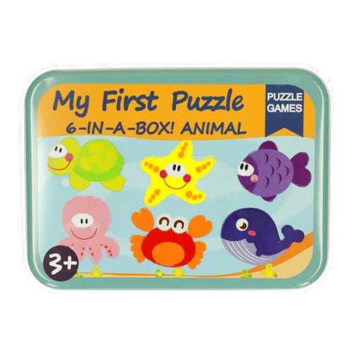 Generic My First 6 Puzzles in Tin - Underwater World