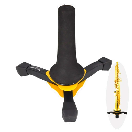 ROFFEE Portable Foldable Tripod Stand for Soprano Saxophone - Sturdy Sax Holder Stand…