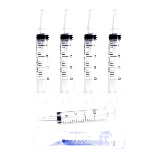 ZWCP 20ml Syringe for Liquid, Large Plastic Syringe 5 Pack 20ml Syringes, Measuring Syringe Tools, Oral, Scientific Labs, Measurement, Dispensing, with Cap Syringe