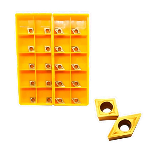 Zouzmin CCMT21.51 CCMT060204 DCMT21.51 DCMT070204 Carbide Turning Inserts,CCMT Insert DCMT Insert Mutilayer Coated Lathe Replacement Inserts for Lathe Turning Tool Holder Boring Bar,20 Pieces