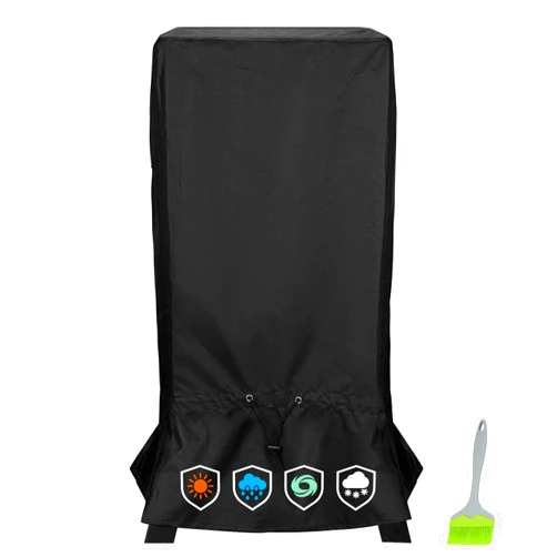 EZ-DONGTENG 30-inch Waterproof Smoker Cover fits for Masterbuilt/East Oak and Most 30-inch Smoker Models with or Without Legs, Foldable Skirt,25.5