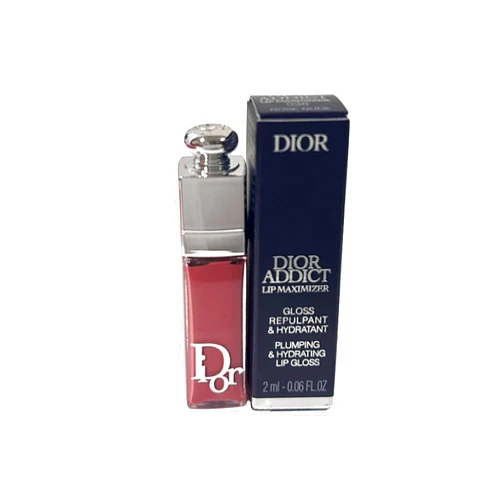 Dior Addict Lip Maximizer Lip Plumping Gloss # 038 ROSE NUDE (MINI/SMALL/SAMPLE SIZE/TRAVEL SIZE) 2 ml / 0.06 fl oz- (NOTE THIS IS VERY SMALL) - 0037