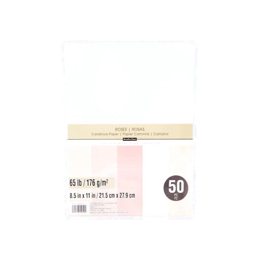 Recollections Cardstock Paper, 8 1/2 X 11 Roses - 50 Sheets
