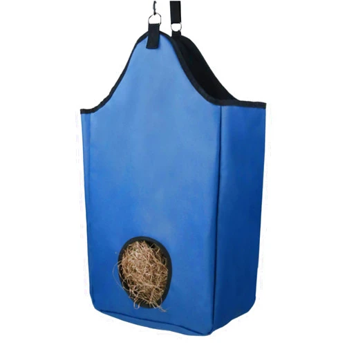 TNBUENO Horse Hay Bag with Metal Snap Fastener, Hay Bag Feeder Sack Storage Bag for Horse Cow Goats Donkey Cattle Rabbit