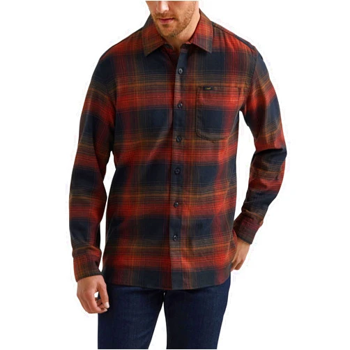 Lee Men's Extreme Motion All Purpose Long Sleeve Worker Shirt