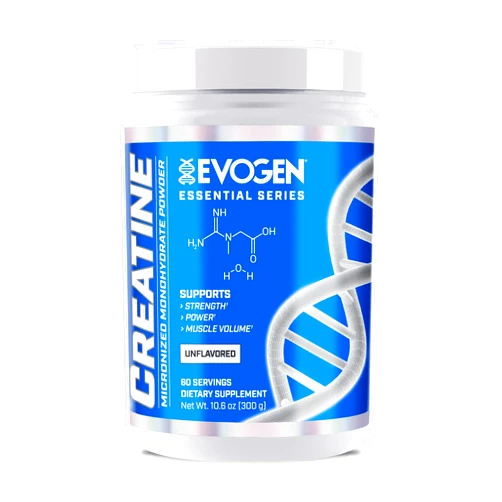 Evogen Creatine Monohydrate Powder - Micronized Creatine for Women & Men | Pure Creatine Powder Supplement for Strength, Power & Recovery | Unflavored | 60 Servings