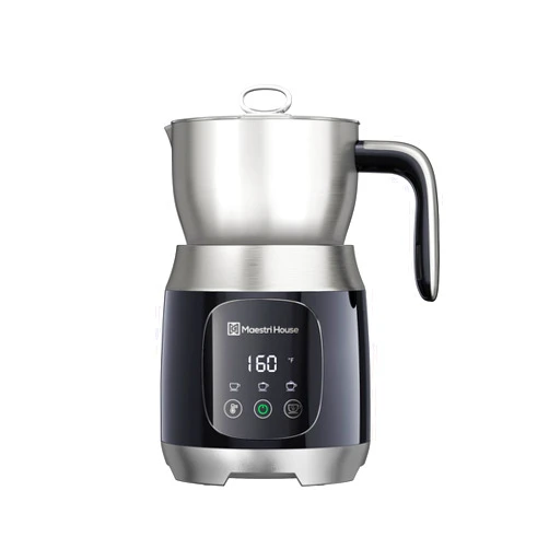 Maestri House Milk Frother, 21OZ Variable Temp and Froth Thickness Milk Frother and Steamer, Smart Touch Control Milk Warmer, Dishwasher Safe, Memory Function for Latte Cappuccino Hot Chocolate