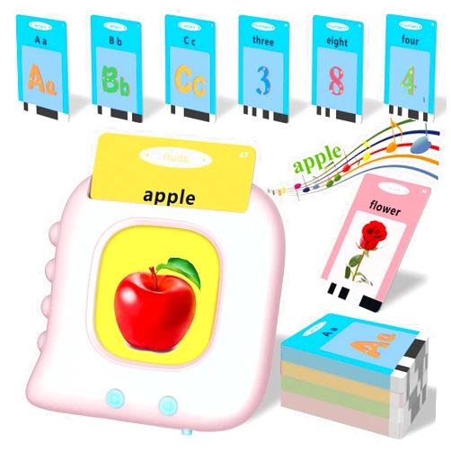 Citfis Talking Flash Cards for Toddlers 1-3 with 384 Sight Words, Toddler Learning Toys for 1 2 3 4 5 Year Old Boy Girls, Autism Sensory Toys, Educational Montessori Toys, Pocket Speech Therapy Toys