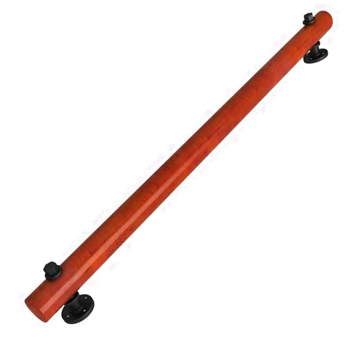 ADJIN Handrails Indoor Stairs Handrail Complete Set 1.5ft-12ft Wall Mounted Banister Rail Hand Grab Rail with Sturdy Metal Barckets Corridor Support Rod, Comfy and Long Last Using(Size:8ft)