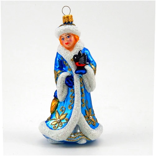 Coppenrath Snow Maiden - Polish Blown Glass Ornament