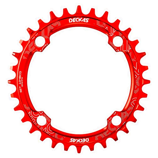 BestPartsCom Round Oval 104BCD 32T 34T 36T 38T 40T 42T 44T 46T 48T 50T 52T Narrow Wide Single Chainring 1X System AL7075 CNC Ultralight Bicycle Bike Chainwheel Chain Ring 8/9/10/11-Speed