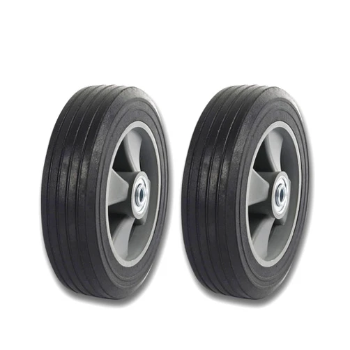 JYshuanghao (2- Pack) Run-Flat Solid Rubber Replacement Tire 8